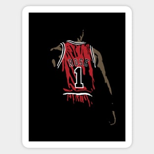 Derrick Rose Silhouette Sticker